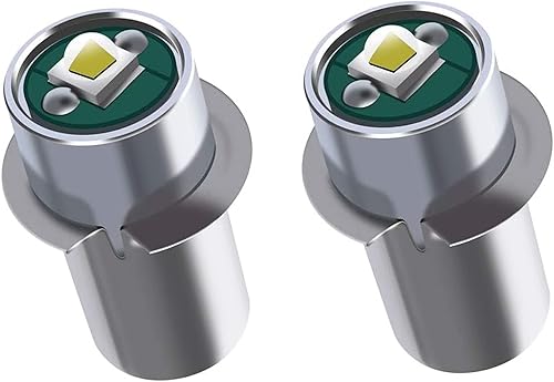 Podoy Bombilla LED de 3 W y 18 V para compatible con Ryobi P704, P703, P700 Reemplazar 780287001 Bombilla de linterna con luz blanca (paquete de 2)