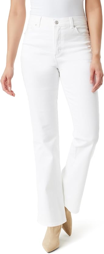 Gloria Vanderbilt Womens Amanda High Rise Boot Cut Jean Petite