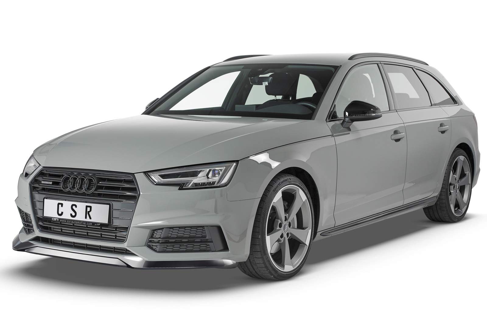 CSR-Automotive Cup-Spoilerlippe mit ABE Kompatibel mit/Ersatz für Audi A4 B9 8W S-Line / S4 B9 8W CSL376-G