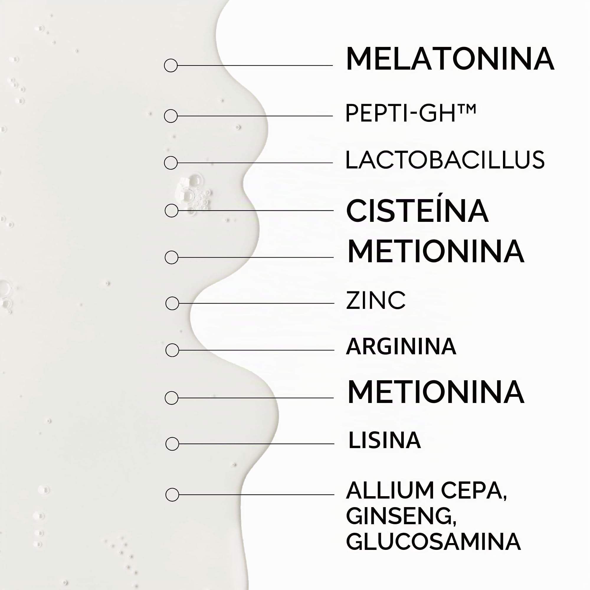 OMA & ME Protocolo de Crecimiento de Cabello 3 en 1 - Suero Tratamiento para el Crecimiento - Crecimiento y Reducción de la Caída - 12 Ampollas de 6ml (Tratamiento de 1 mes)