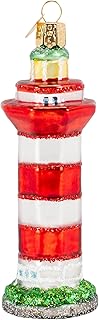 Old World Christmas Ornaments Hilton Head Lighthouse Glass Blown Ornaments for Christmas Tree