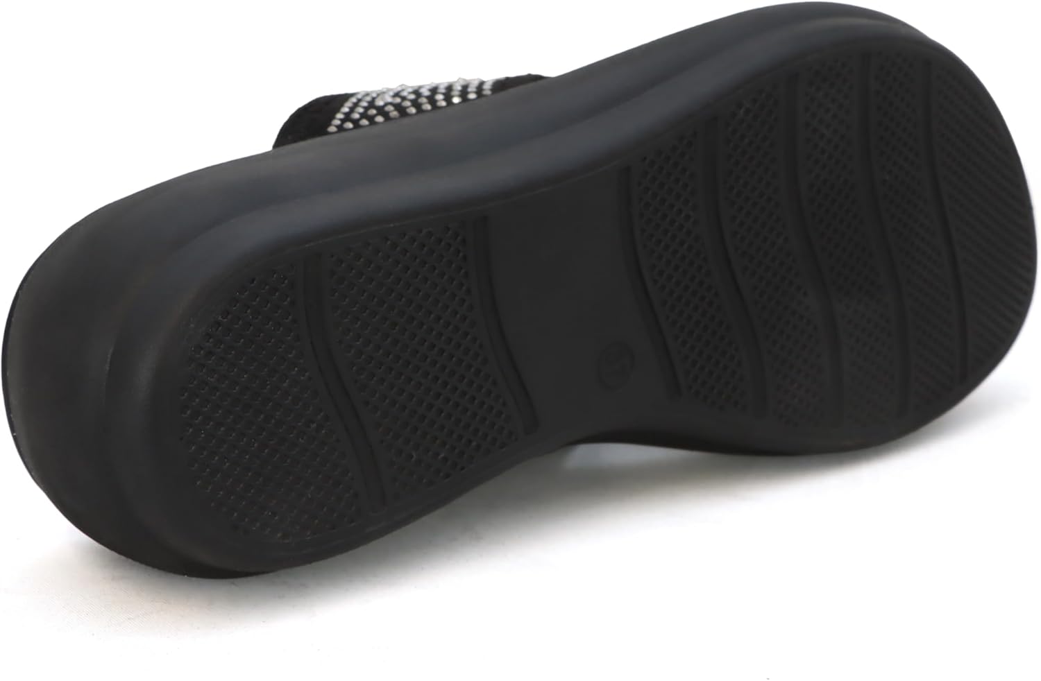 YOKI NOMI-05 Women’s Wedge Sandals with Rhinestone Straps – Bling Sandals, Sparkly Dressy Wedges, Fancy Platform Wedges - Image 8