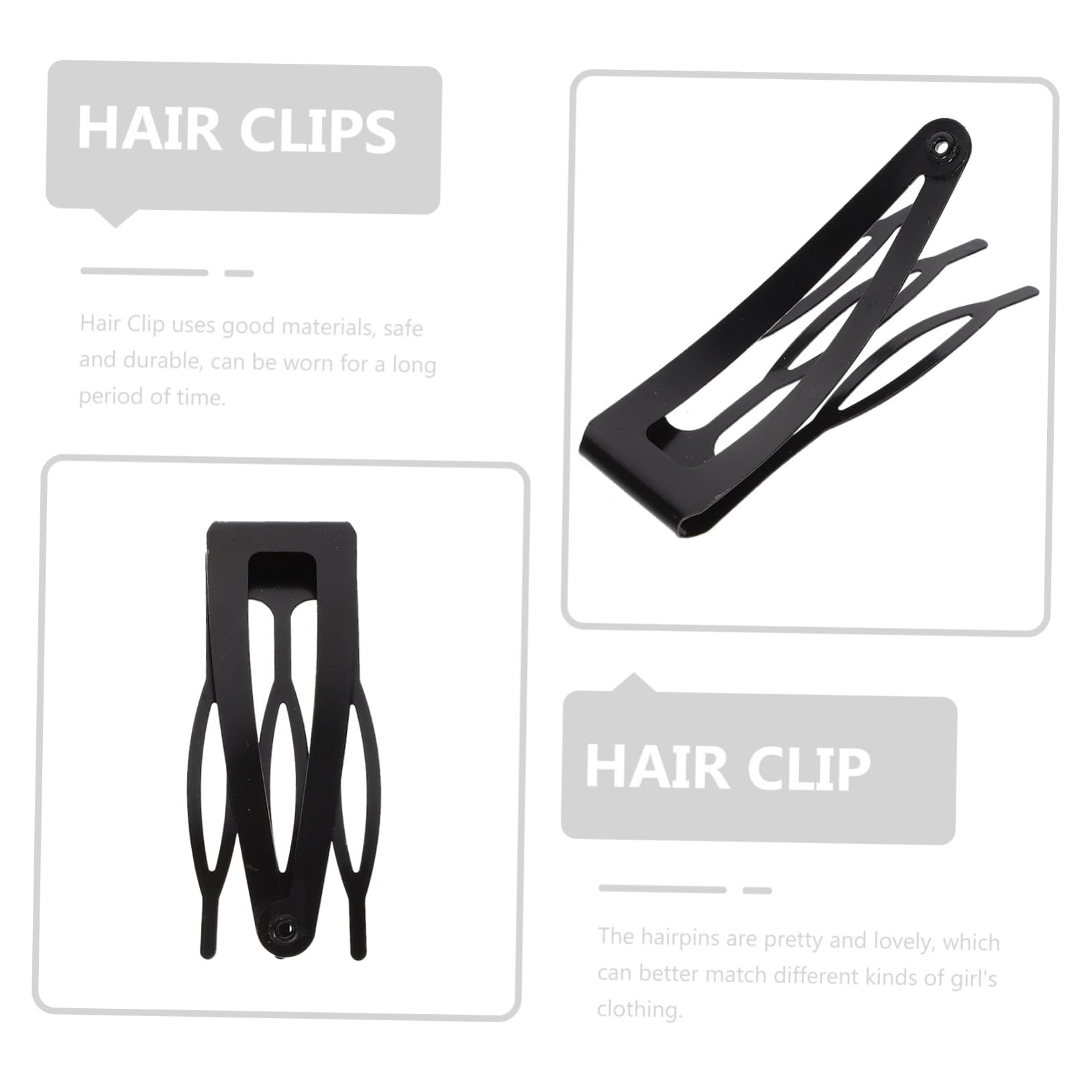 40 Stück Metall Haarspangen Für Mädchen Und Damen Kleine Snap Clips Zum Haarfixieren Langlebige Haarschmuck Clips in Schwarz Roségold Und Vintage Farben Für Alltag Und Fest