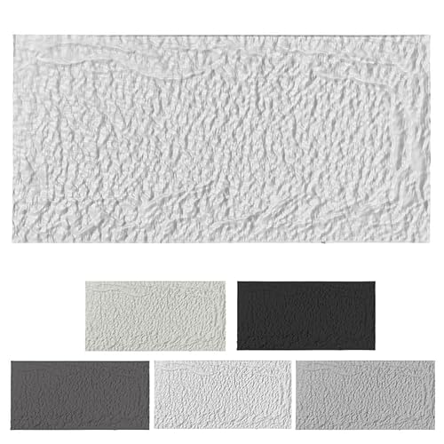 Aufun Lot de 3 panneaux muraux 3D, aspect pierre, 120 x 60 cm, 5 cm d'épaisseur, revêtement mural en polystyrène, panneaux de plafond légers, imitation pierre, pour salon, cuisine, salle de bain