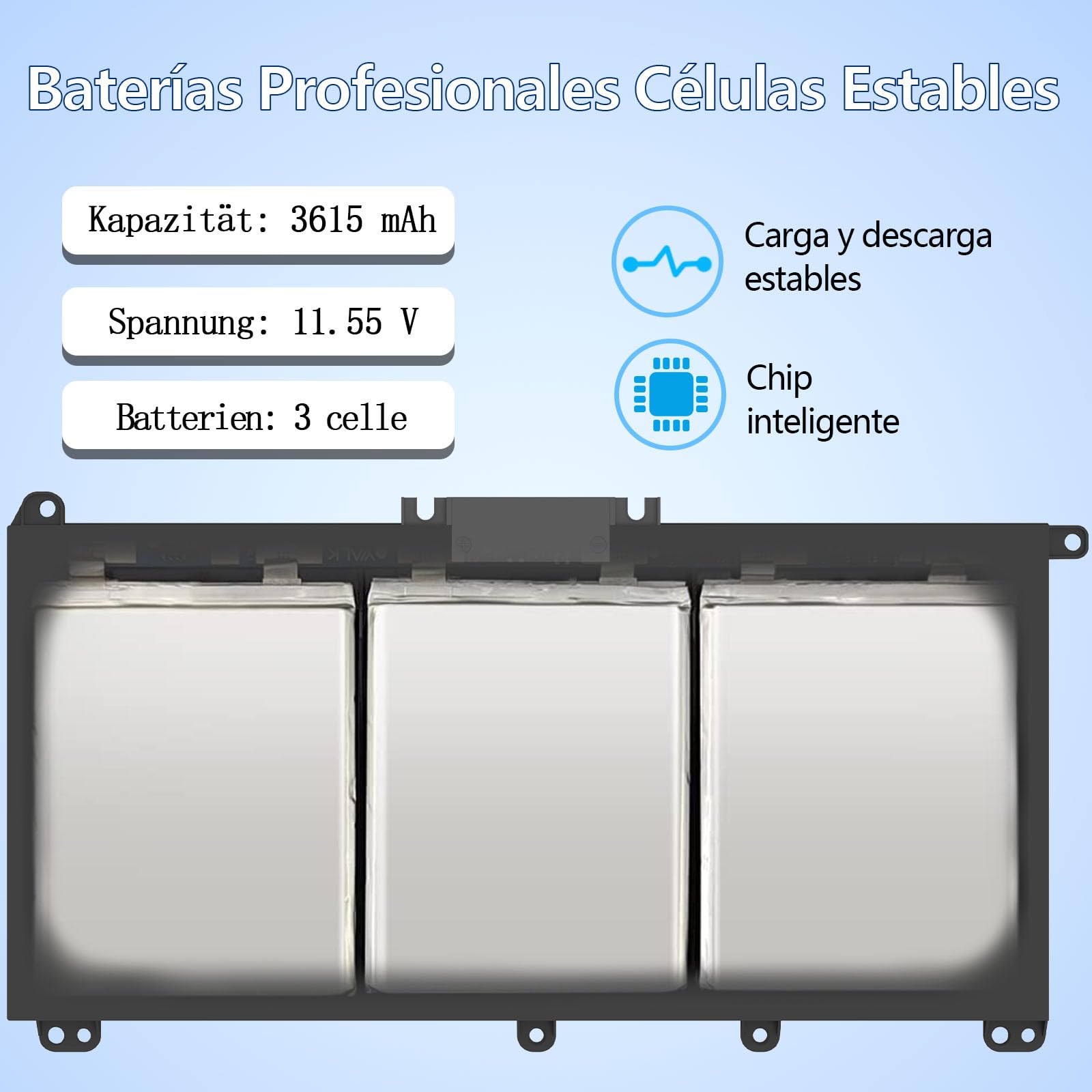 Hafiuege HT03XL TF03X Batería Compatible con Portátil HP Pavilion 14-DK 14-DF 14-CF 14-CE 15-da0xxx 15-cs0xxx 15-DB 15-CW 15-CR 15-CS0053CL 15-DA0014DX HT03041XL HSTNN-DBB HSTNN-UB7J L11119-855