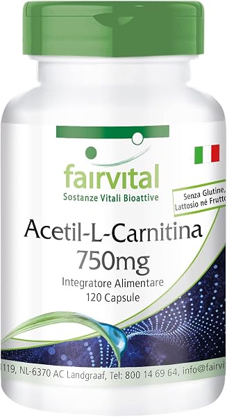 Fairvital Acetil-L-Carnitina 750mg