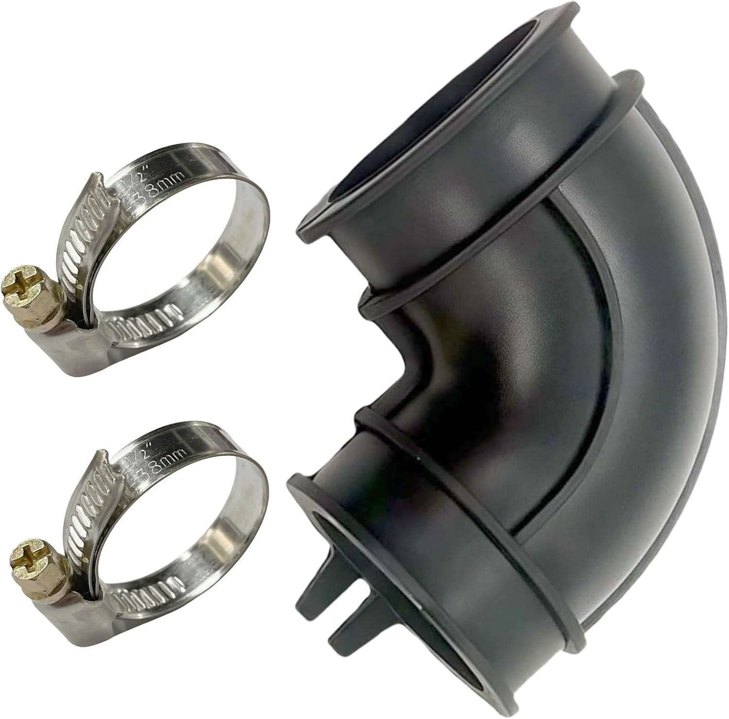 WD24X33918 Dishwasher Circulation Pump Elbow Hose and Clamps Kit for GE Purpose Dishwashers Replacement Part