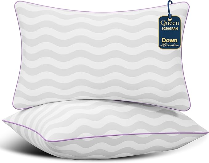 Set 2 Almohadas Queen Ajustables y Lavables