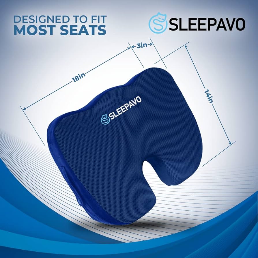 LOUTYTUOシートクッションピロー 尾骨＆坐骨＆腰痛緩和 2個セット LOUTYTUOシートクッションピロー 尾骨＆坐骨＆腰痛緩和 2個セット