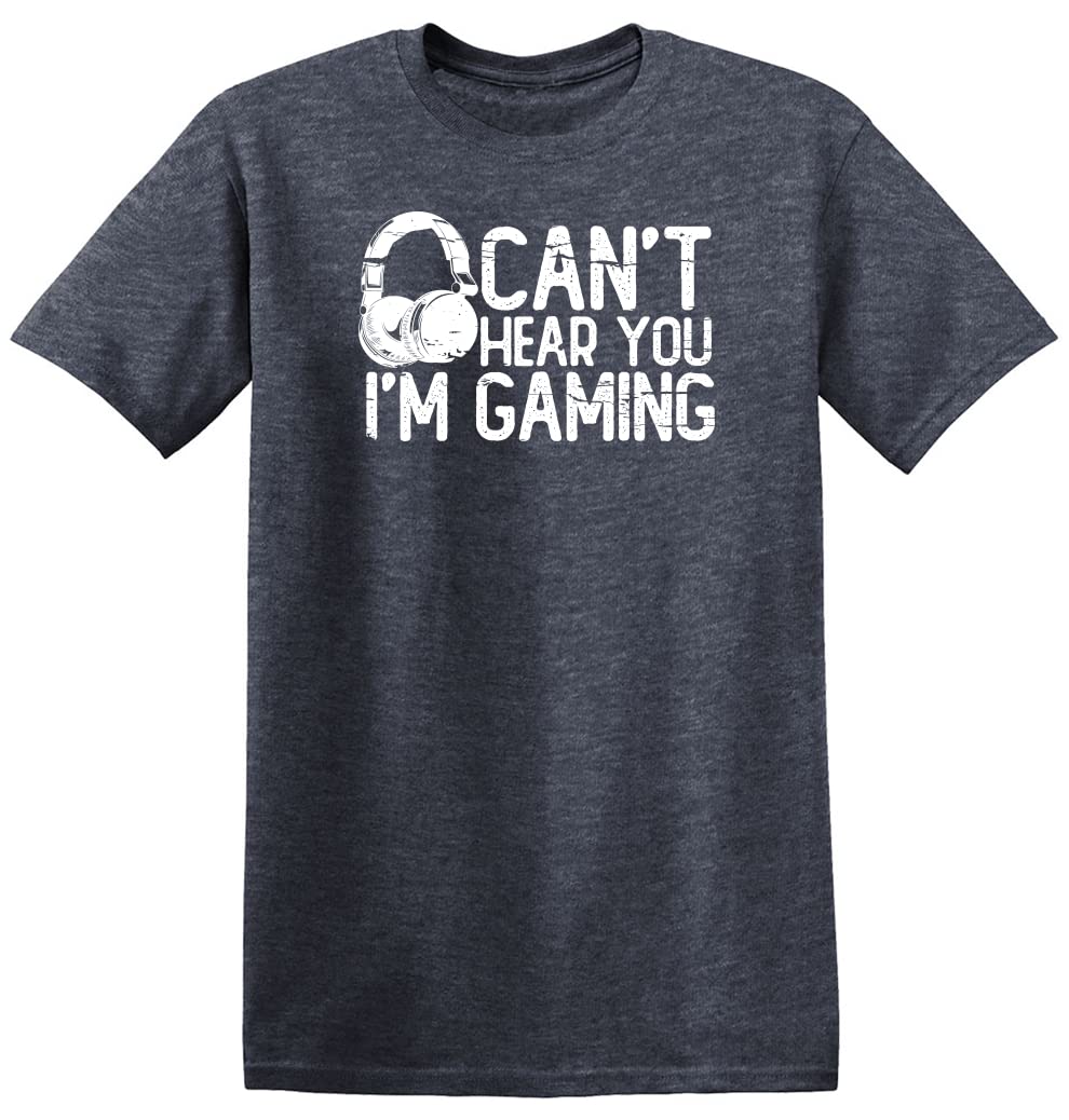 Can't Hear You I'm Gaming Headset Graphic Video Games Gamer Mens Funny T Shirt