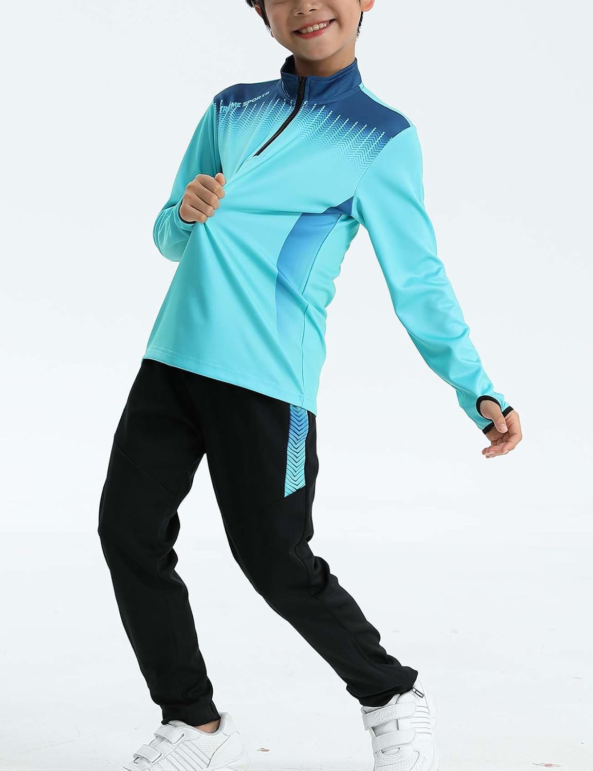 Kids Sports Clothing Sets Boys Football Soccer Tracksuit Long Sleeve Training Suits Set Jersey Kit