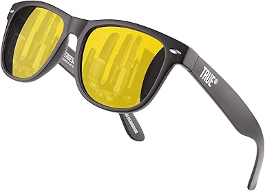 Polarised Sunglasses Men - Running Sunglasses Ultra Light Mens Sunglasses  Polarised - UV400 - CAT3 - Golf - Fishing Sunglasses - Sports Sunglasses  Men Sunglasses - Yellow Gold : Amazon.co.uk: Clothing