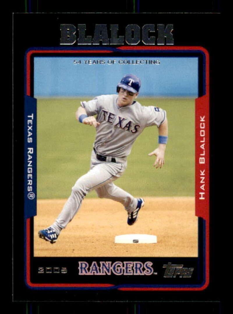 Hank Blalock Card 2005 Topps #20 - Slabbed Baseball Cards
