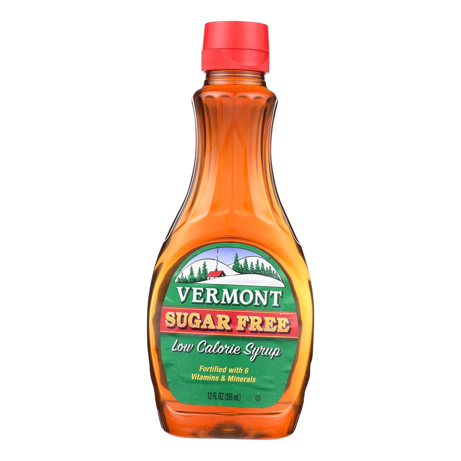 Vermont Sugar Free Syrup, 12-Ounce Bottles (Pack of 6)