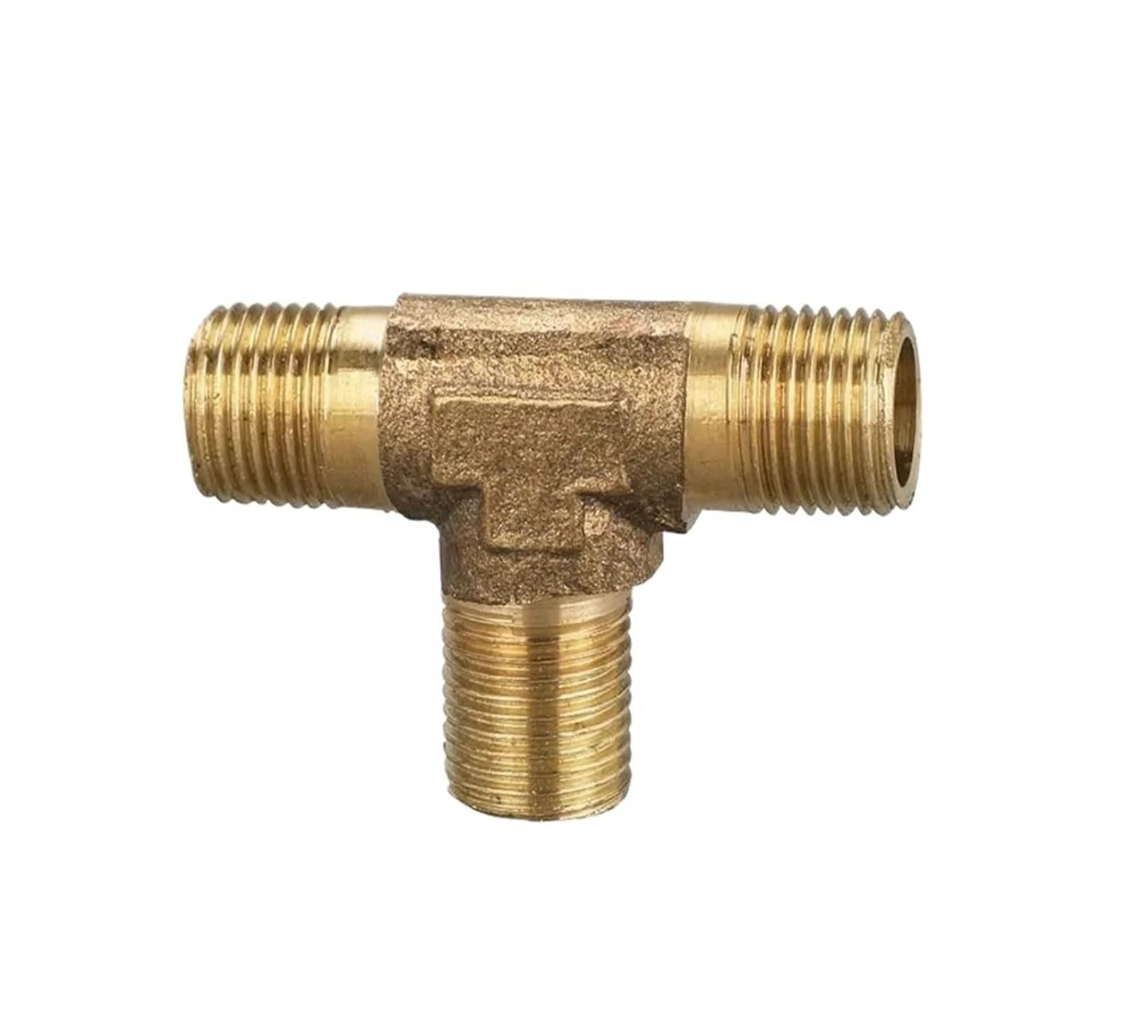 Codo de latón de 1/2 macho a hembra para conector neumático de agua y combustible