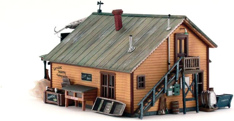Woodland Scenics HO Scale Built-Up Building/Structure Mo Skeeters Bait & Tackle