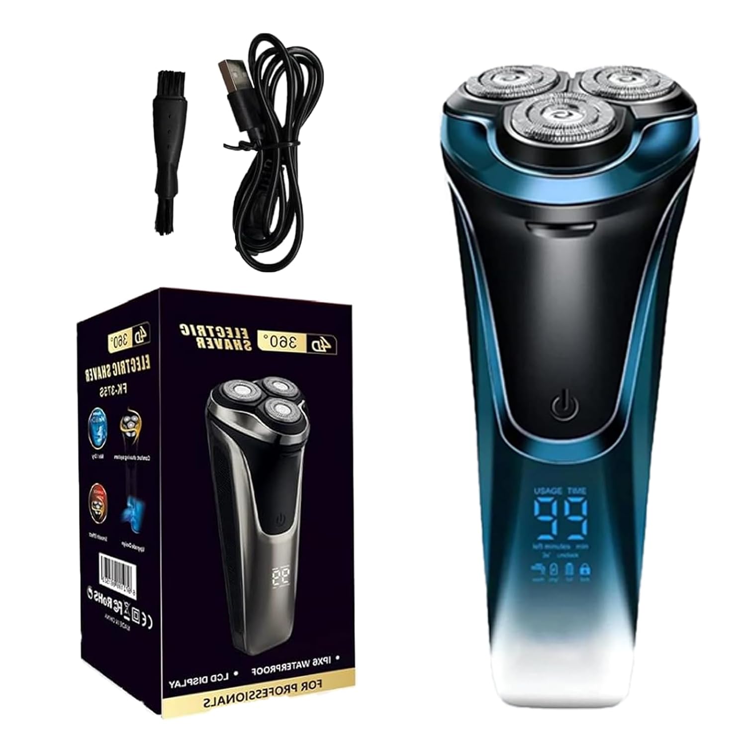 Snapbuy Electric Shaver for Men, Snapbuy Electric Shaver Pro of Father, 4D Floating Head Rotary Shaver, 2025 New Electri c...