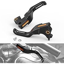 NICECNC Short Brake and Clutch Levers Compatible with Harley Forty Eight Dark Custom XL1200X 2014, Forty Eight XL1200X 2014-2019, Iron 883 XL883N 2014-2020, Forty Eight XL1200X 2014-2019, Orange
