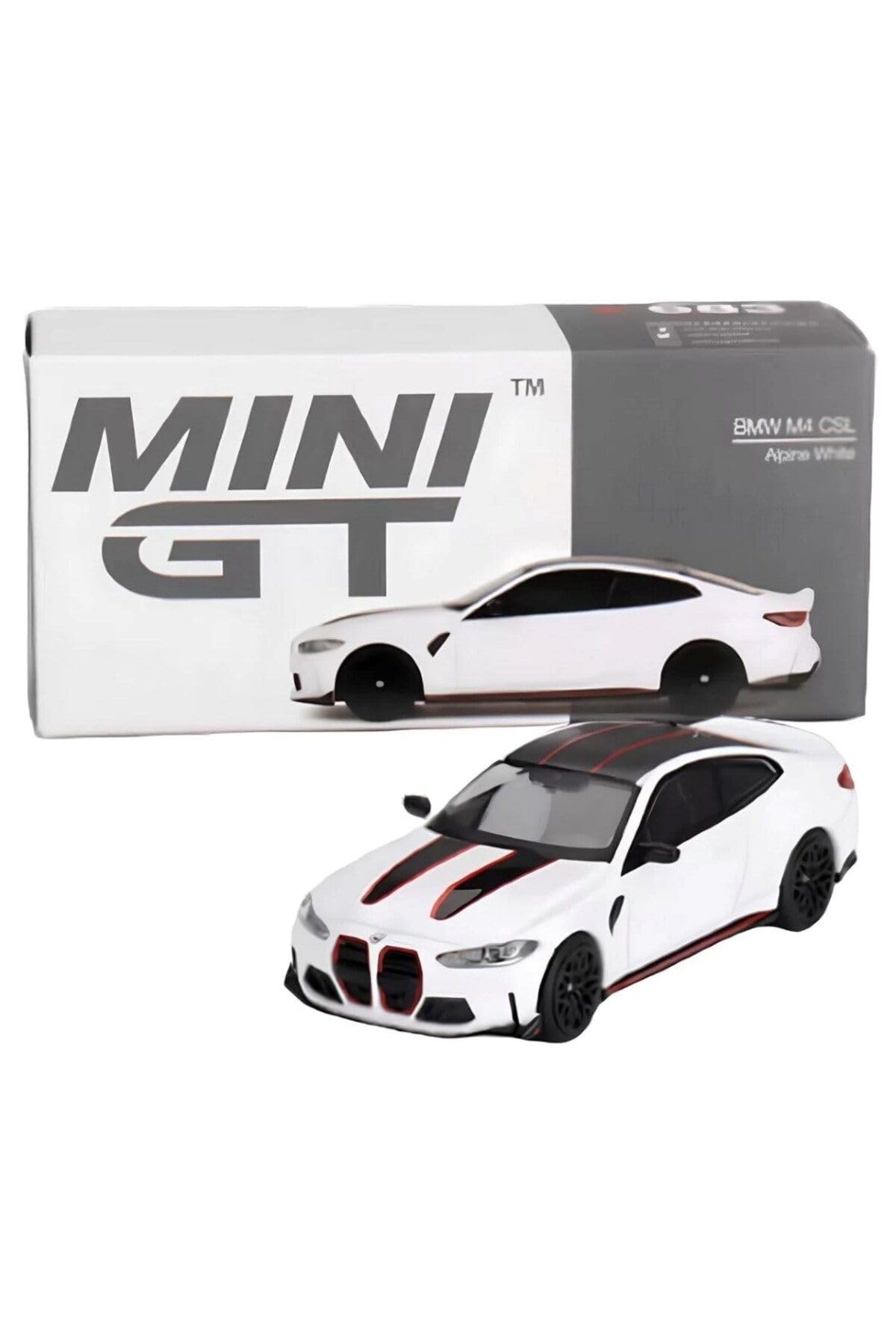 ミニカー MINI GT BMW M4 M-Performance Alpine Whit Mini GT BMW M4 CSL - Alpine White