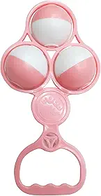 Pais & Filhos Brinquedo Para Bebe Chocalho Bolas Rosa Solapa - 01 Unidade Pais E Filhos Multicor