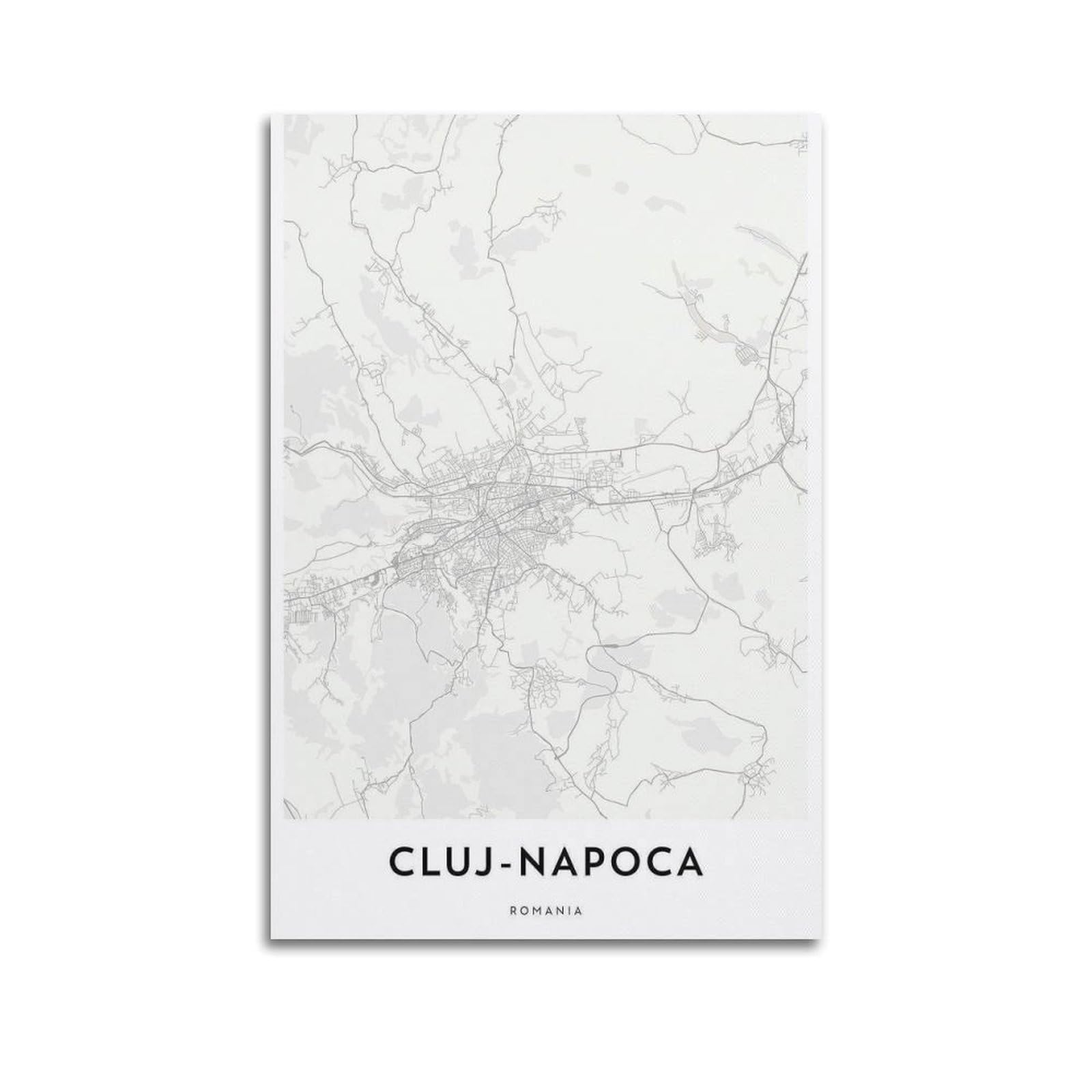 xiaoxiaoshen Cluj5 Canvas Poster Wall Art Prints Room Aesthetic Murals Bedroom And Living Decorations 24x36inch(60x90cm)