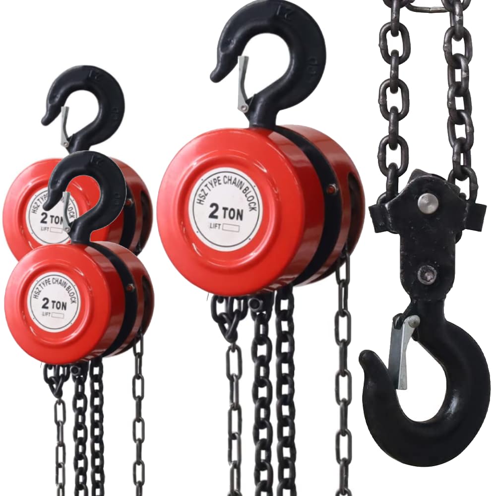 Amazon | iimono117 チェーンブロック 最大耐荷重 荷揚げ 滑車 鎖 重量  