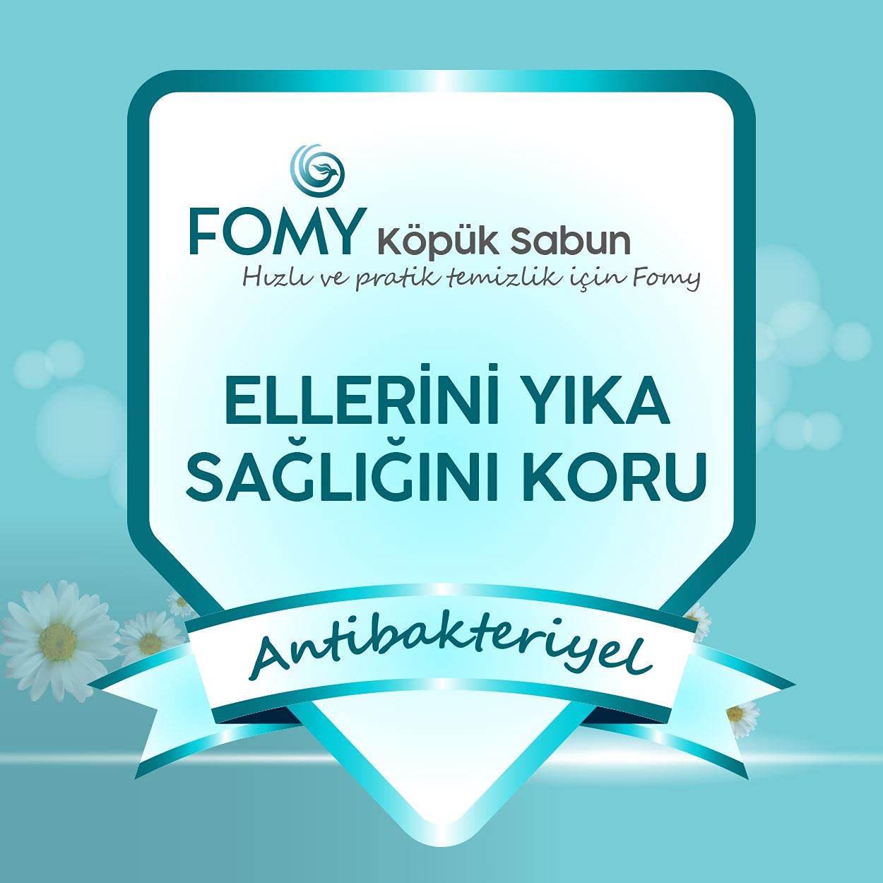 FOMY Antibakteriyel Köpük Sabun El Yüz Vücut 500 ml