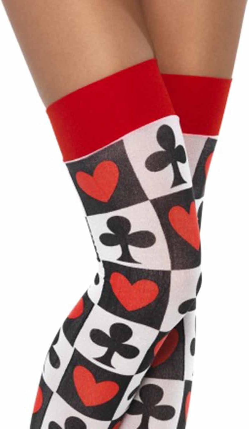 Stockings with Poker Pattern - One Size