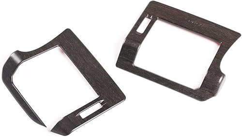 Miniatura 5 de YIWANG ABS roble madera grano tablero aire acondicionado ventilación interior accesorios para Land Rover Defender 110 Defender 130 2020