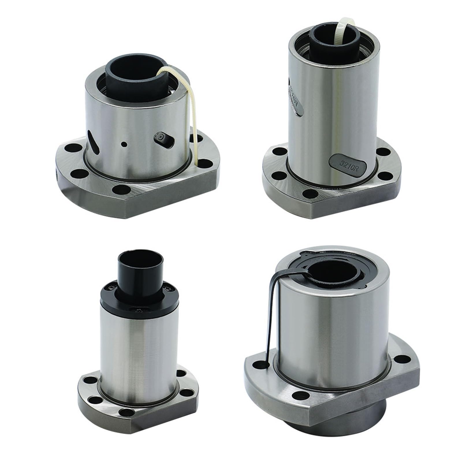 Tuercas de cintura de brida simple for husillo de bolas, diámetro de 32 mm, paso de 5-32 mm, series SFU, SFS y SFE.(SFS3220)