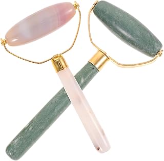 WOONEKY Rodillo de masaje de jade, herramient...