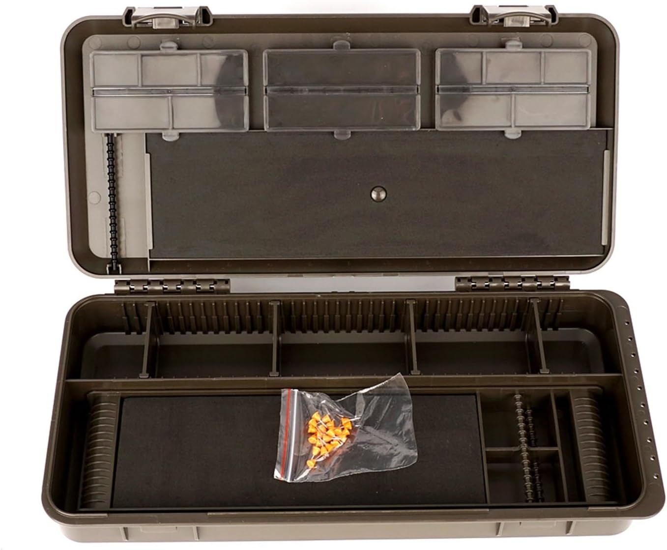 Portable Carp Fishing Tackle Box Multi-Compartment Storage For Accessories Terminal