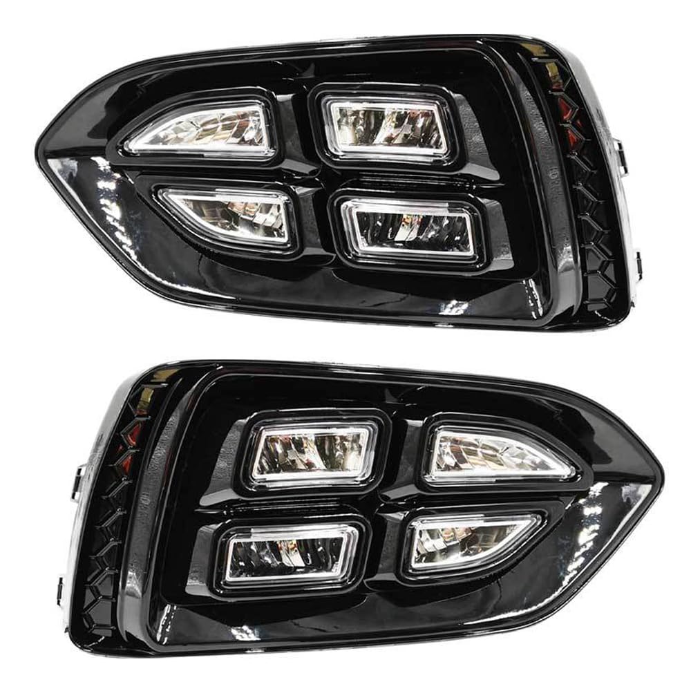 BAKUGO 2 sztuki świateł do jazdy dziennej do samochodu i jazdy dziennej, osłona kierunkowskazu do Hyundai Accent 2017 2018 2019 2020
