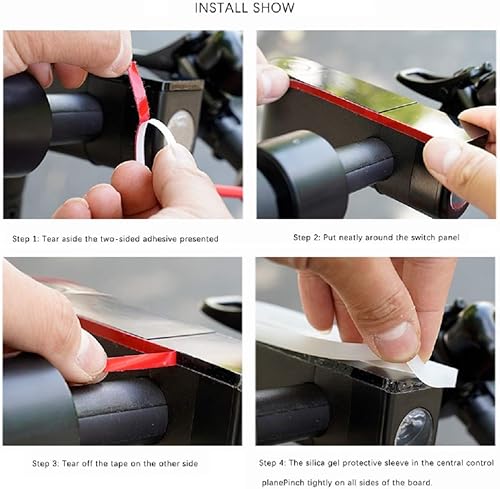 Miniatura 6 de Glodorm - Carcasa impermeable para tablero de instrumentos Ninebot Scooter de silicona, accesorios para Segway Ninebot MAX Scooter eléctrico