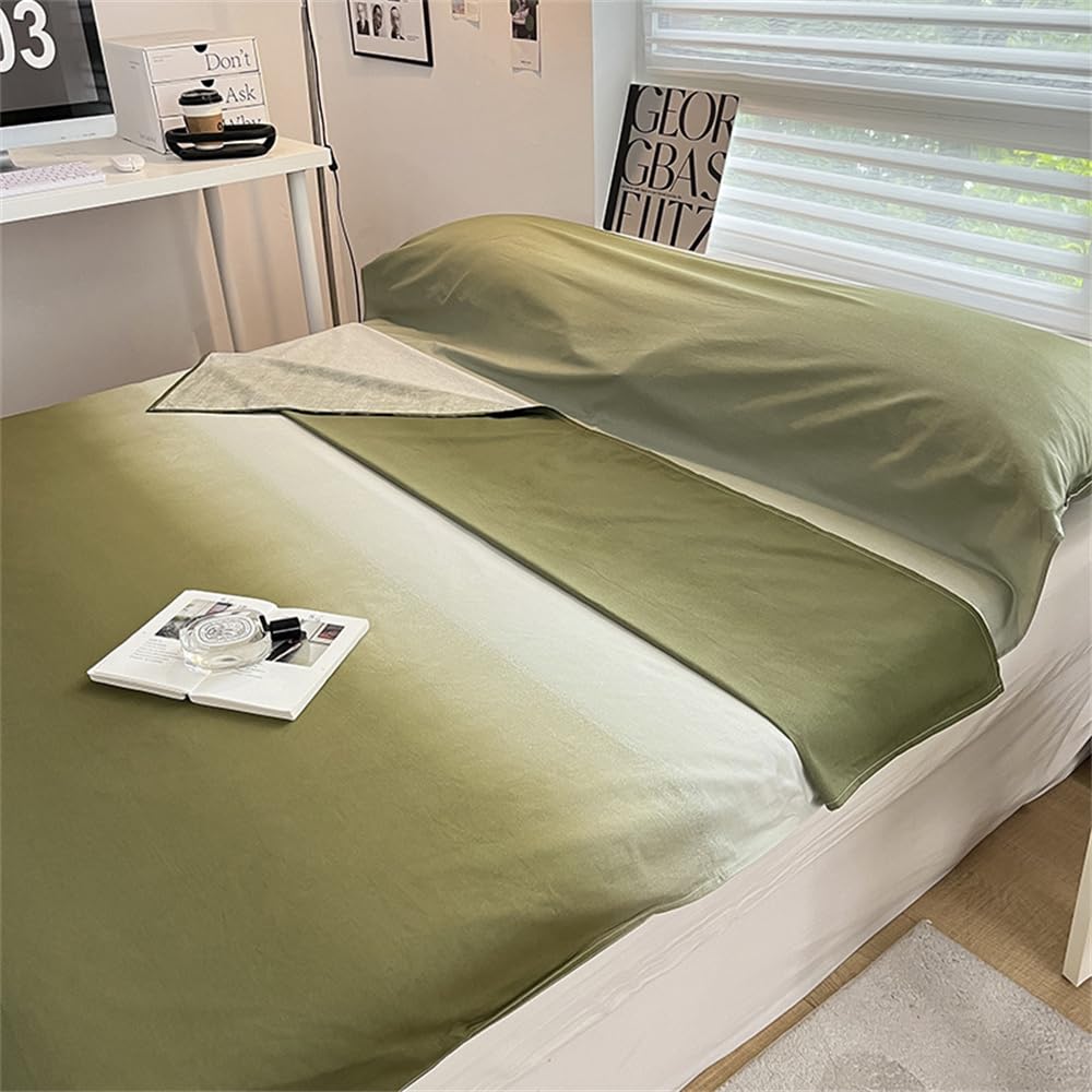 Highdi Saco De Dormir Doble, Forro Saco De Dormir con Compartimento para Almohada Compacto y Ultraligero, Portátil, Ligero, para Mochilas de Viaje y Hoteles