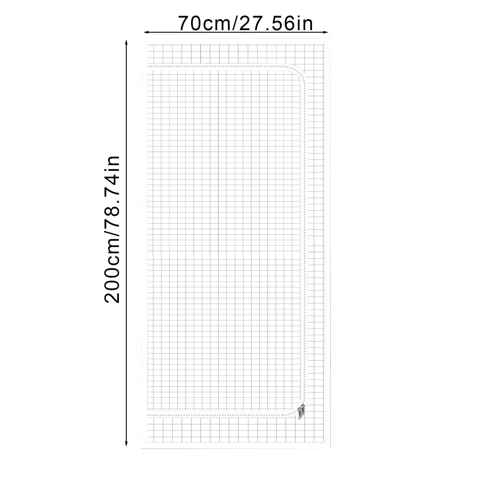 70 x 200 cm PC-Katzenschutz-Türbarriere für den Innenbereich, Anti-Kratz-Mesh-Türen, verdicktes Innennetz mit Reißverschluss, mit Zubehör-Set, Haustierzubehör für Wohnzimmer, Küche, Schlafzimmer