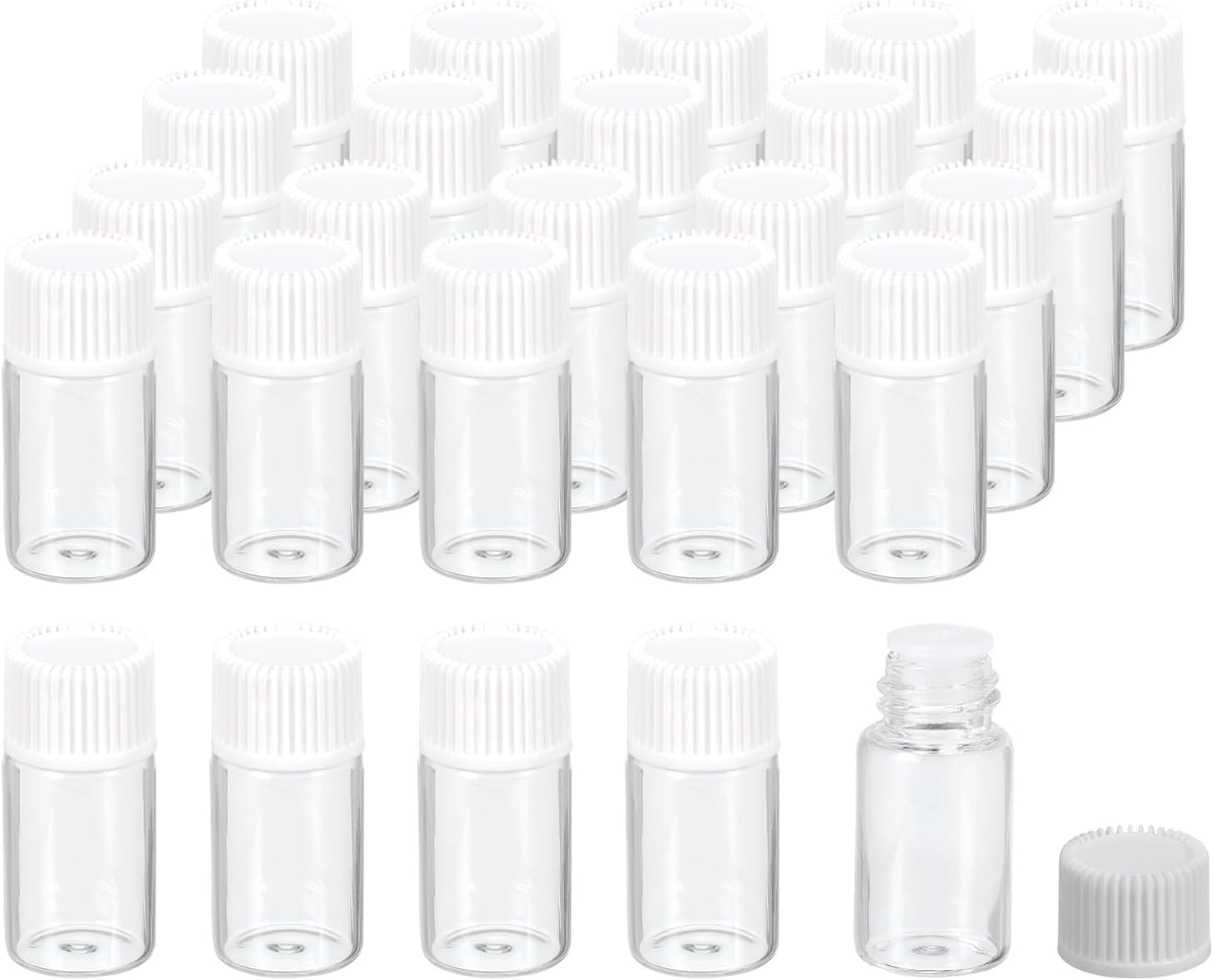 Aazon.co: PATIKIL 15l Essential Oil Bottles, 8 Pack Aber Glass - View #11