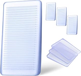 8 Pcs Rubbery Clear Table Level Wedge, 5mm Wobble Wedges Furniture Levelers Toilet Shims, Clear Furniture Pads for Wobbly Uneven Floors Fixing Toilet Leveling