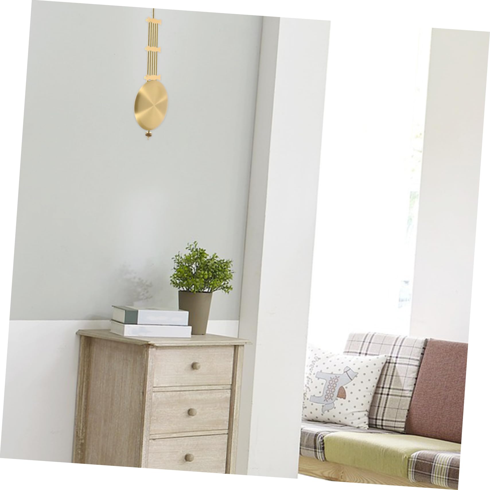 SHINEOFI 3 Pièces Pendule Métallique Élégant pour Accessoire de Remplacement DIY pour Décoration Murale de Pendules Uniques