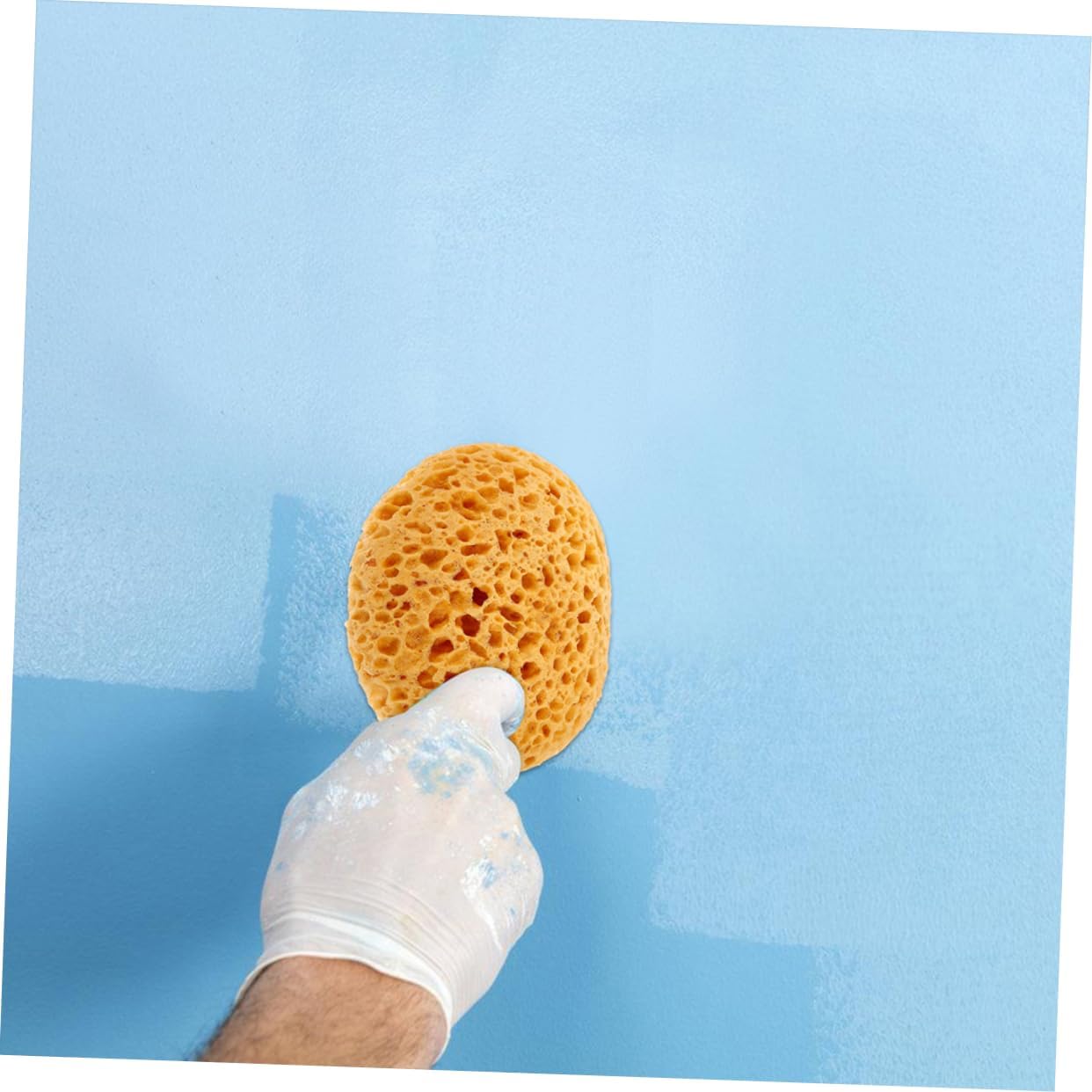 balacoo 4pcs Painting Sponge for Walls Drywall Patch Wall Sticker Ceiling Texture Sponge DIY Decor Easy Application