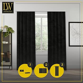 Kant en klare zwarte gordijnen: Stijl en functionaliteit voor jouw interieur () Kant en klare zwarte gordijnen: Stijl en functionaliteit voor jouw interieur