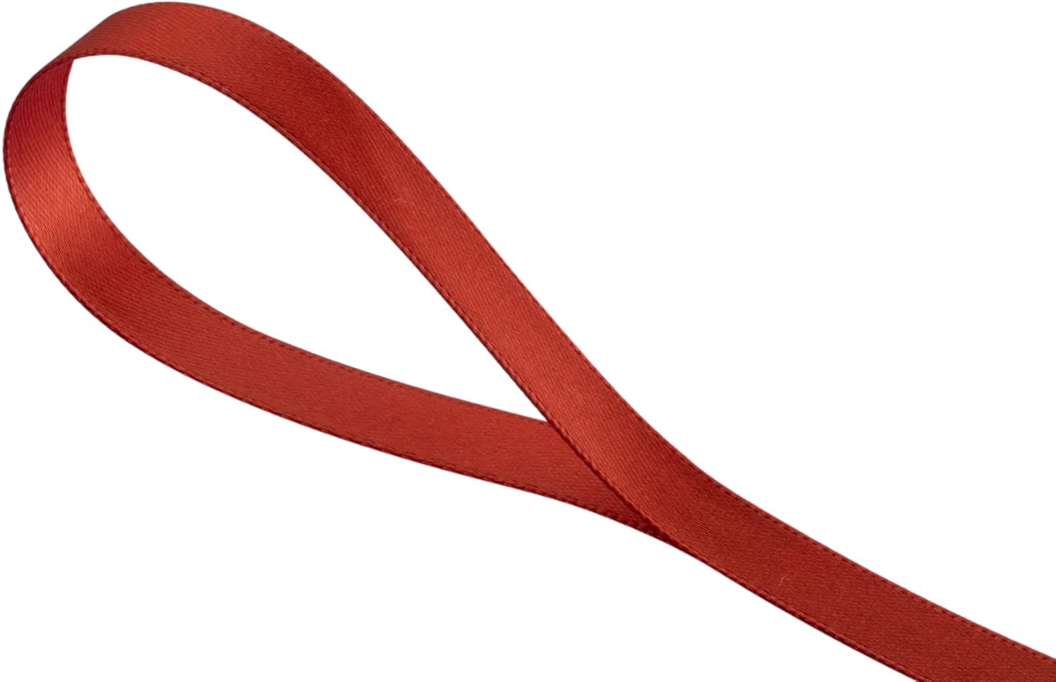 Double Faced Satin Ribbon, 9mm X 91M , Solid Polyester Ribbon for Gift Wrapping, Crafts, Wedding Party Ceremony Decoration, Floral Arrangement, Sewing (Rust) - Image 3