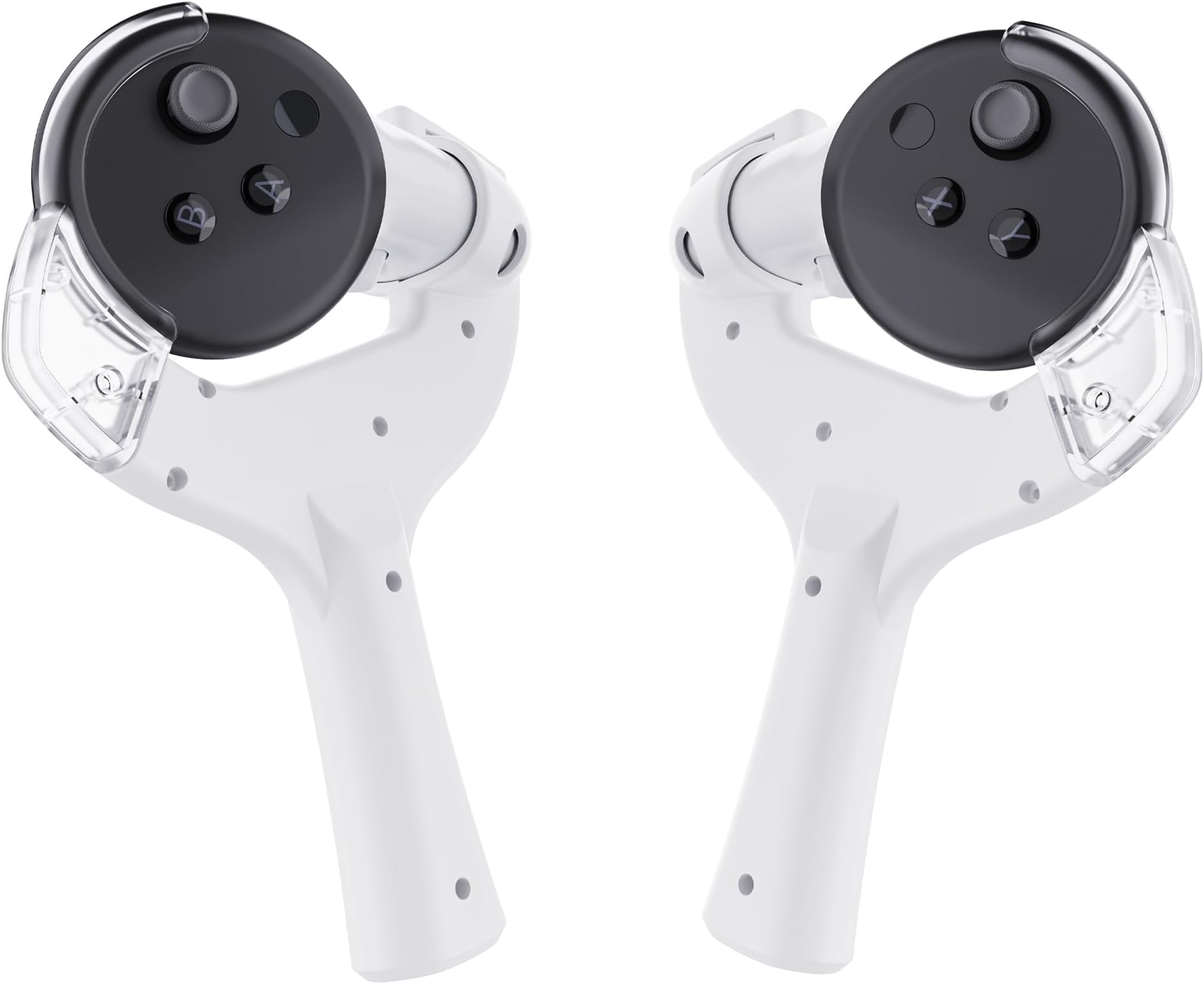 Nalacal Vr Table Tennis Paddle Grip Handle For Meta Quest 3 Controllers Accessories, Ping-Pong Adapter Eleven Game, Oculus Controller Grips