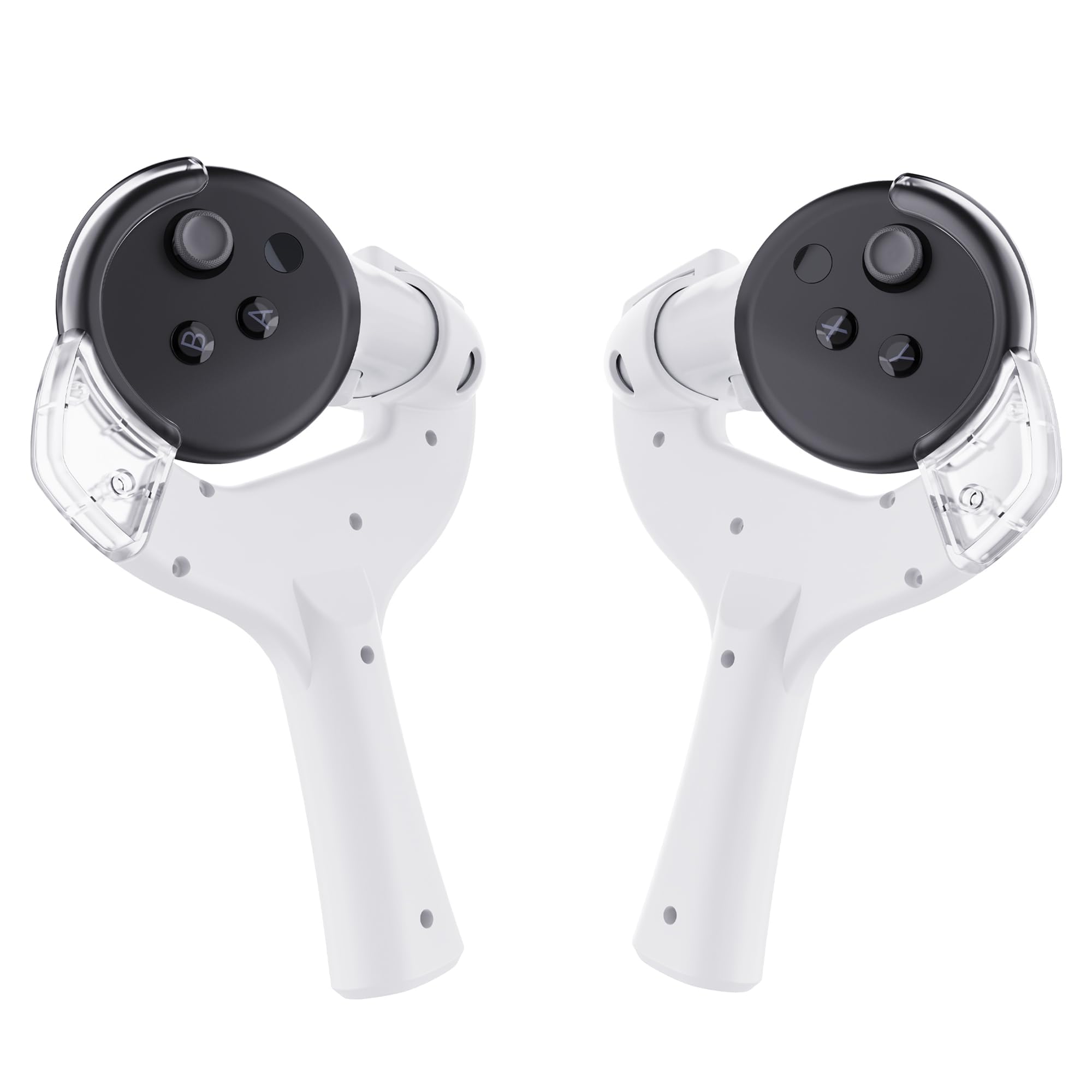 VR Table Tennis Paddle Grip Handle for Meta Quest 3 Controllers Accessories, VR Ping-Pong Paddle Adapter for Eleven Table Tennis VR Game, for Oculus Quest 3 Controller Grips