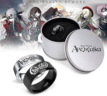 Amazon.co.jp: BanG Dream! Ave Mujica リング 指輪 ネックレス付き