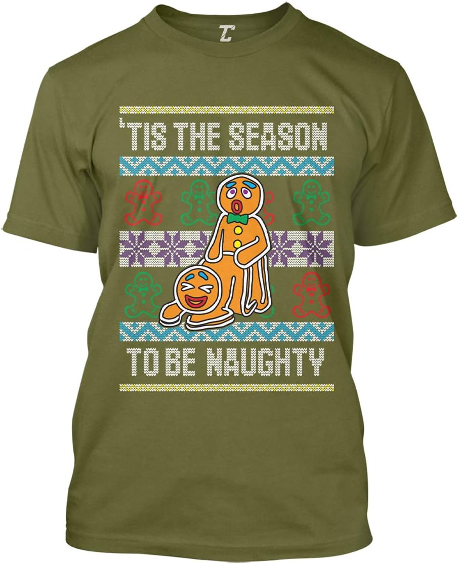 Tis The Season to Be Naughty - Xmas Christmas Men's T-Shirt