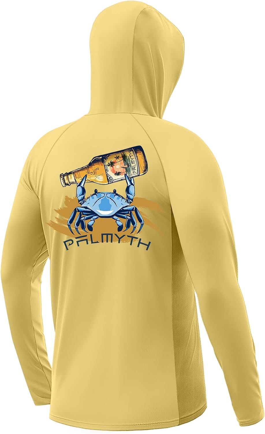 Palmyth Fishing Hoodie for Men Long Sleeve Sun Protection UV UPF 50+ Shirts