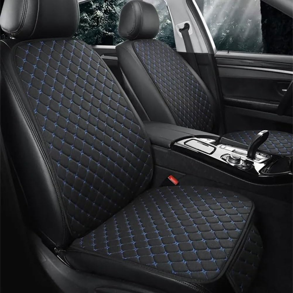 per BMW X2 2018-2023 Coprisedili Auto Set Completo Anteriore e Posteriore in Lino Copri sedili Coprisedile Traspirante Accessori,C/Black~Blue