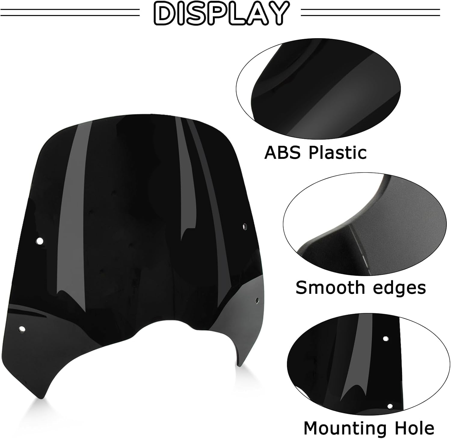 Windshield Windscreen for Vulcan 650 S650 VN650 EN650 2015 2016 2017 2018 2019 2020 2022 2023 2024