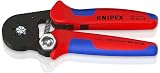 Knipex Pince à sertir auto-ajustable pour embouts de câble avec accès latéral avec poignées multimatières 180 mm, 97 53 14 - 1
